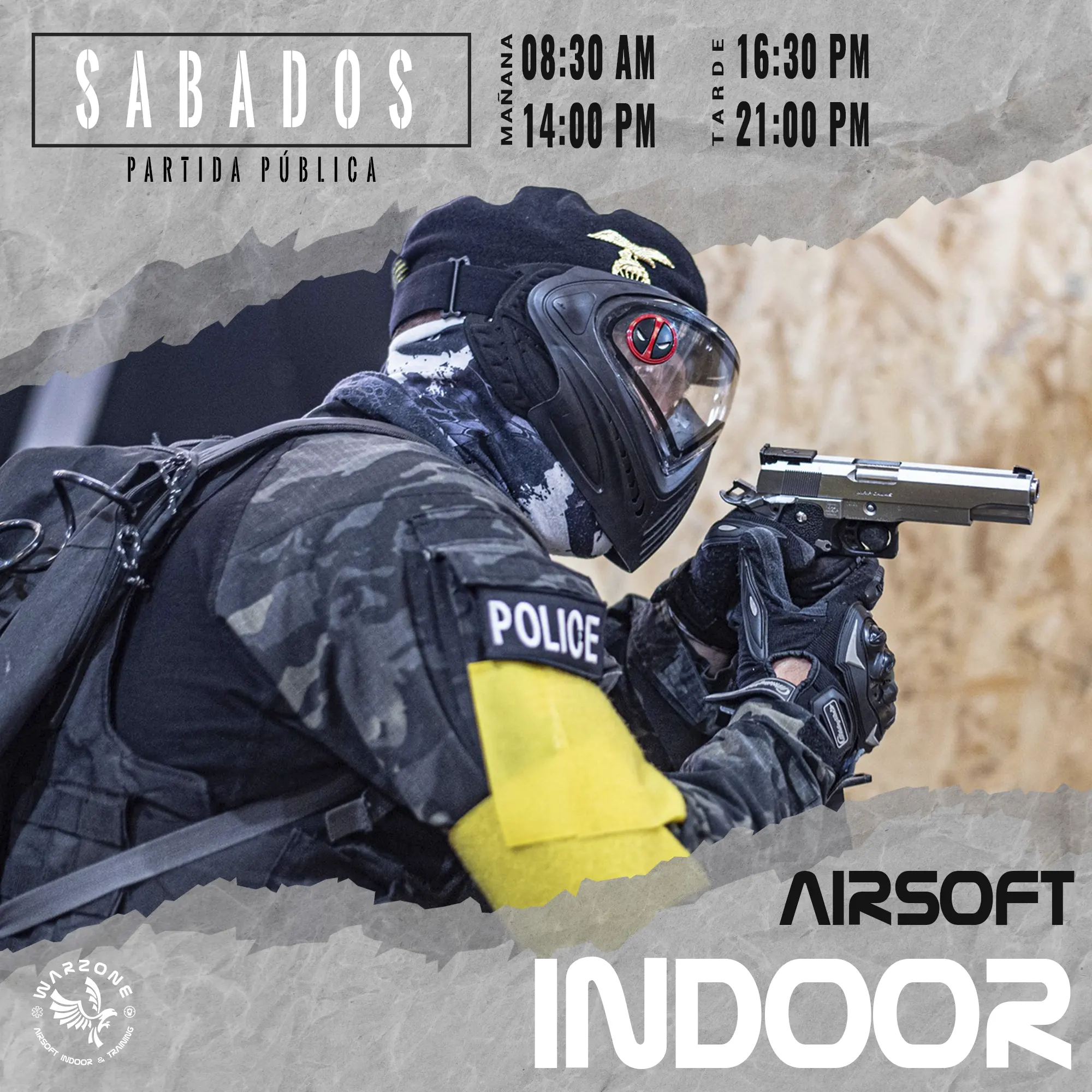 PARTIDAS AIRSOFT SABADO MAÑANA Y TARDE
