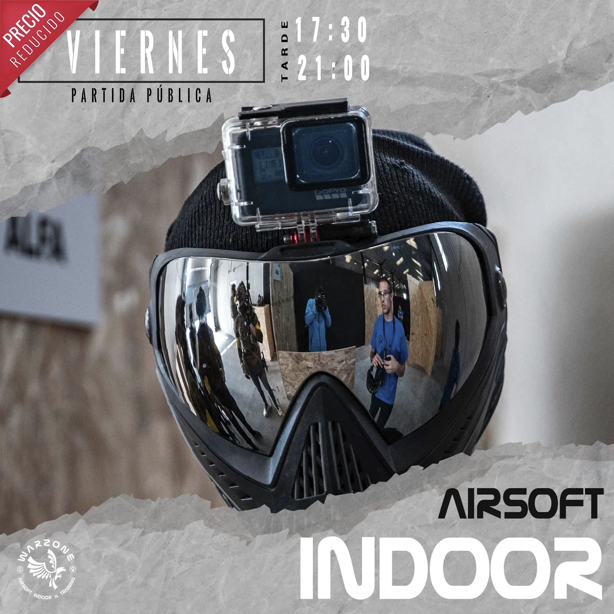 WARZONE AIRSOFT-VIERNES-PRECIO-REDUCIDO