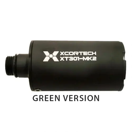 SILENCIADOR-TRAZADOR-XCORTECH-XT301-MK2-UV-TRACER-NEGRO-GREEN-VERSION