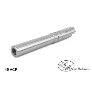 Airsoft Masterpiece .45 ACP STEEL Threaded Fix Outer Barrel for Hi-CAPA 5.1
