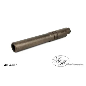 Airsoft Masterpiece .45 ACP STEEL Threaded Fix Outer Barrel for Hi-CAPA 5.1 - Copper