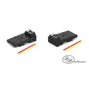 Airsoft Masterpiece Aluminum Rear Sight with Fiber for Hi-CAPA - Infinity