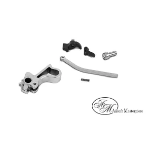 Airsoft Masterpiece CNC Steel Hammer & Sear Set for Marui Hi-CAPA (Combat Master) silver