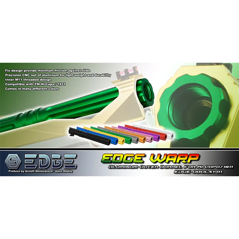 EDGE Custom WARP Aluminum Outer Tube for Hi-CAPA 5.1