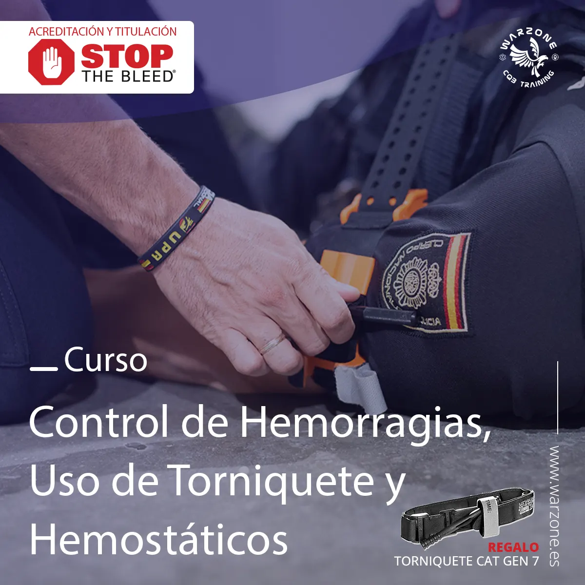 Control de Hemorragias y Uso de Torniquete y Hemostáticos