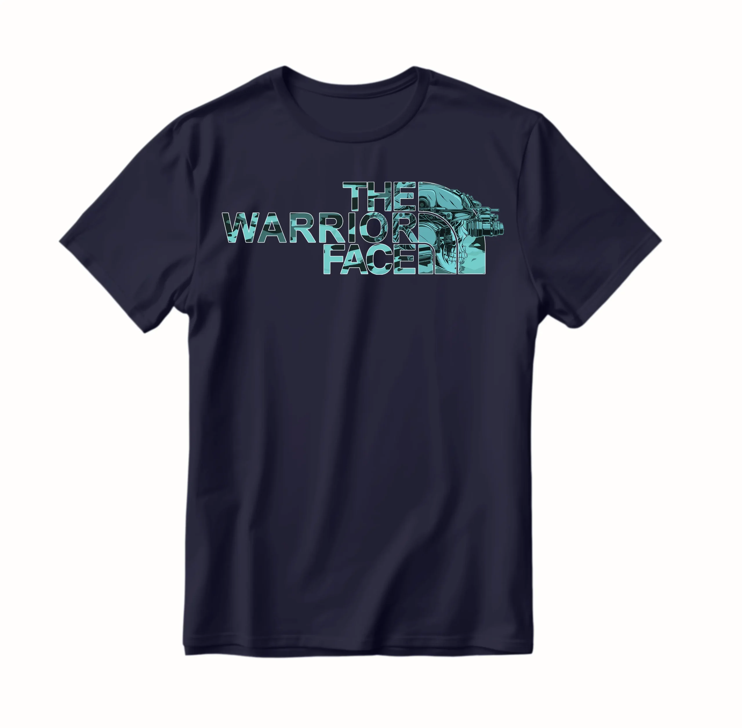 Camiseta The Warrior Face Azul