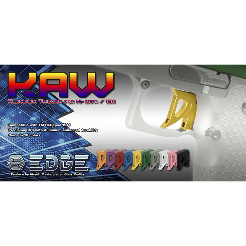 EDGE Aluminum KAW Trigger for Hi-CAPA 1911