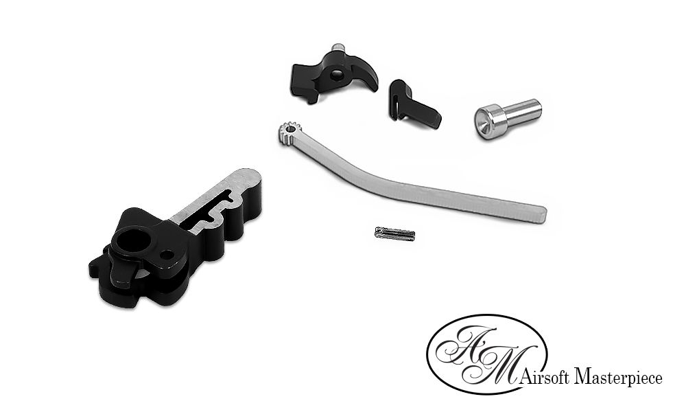 Conjunto de martillo y sear Airsoft Masterpiece en acero CNC - 2 Colores