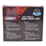 Pack de 5 cartuchos de CO2 Diablo de 12 gramos para réplicas de airsoft