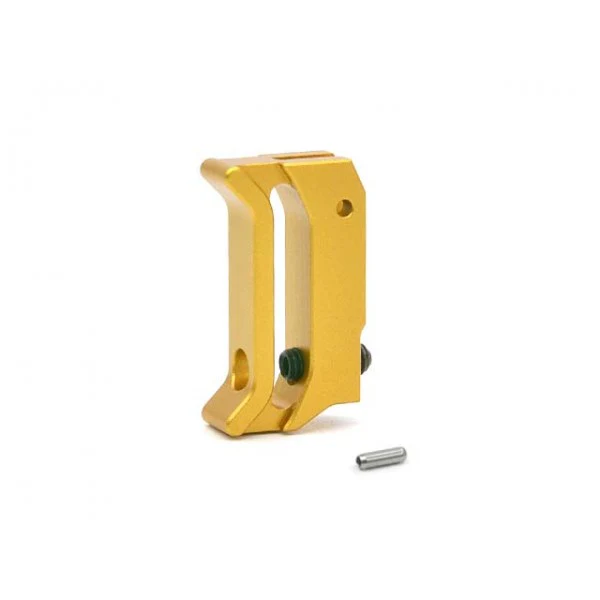 Detalle del gatillo AIP Type U en color dorado para personalización de Hi-Capa.