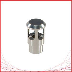 Unicorn Airsoft MWS Power Nozzle Valve Low Silver instalado en una réplica de airsoft