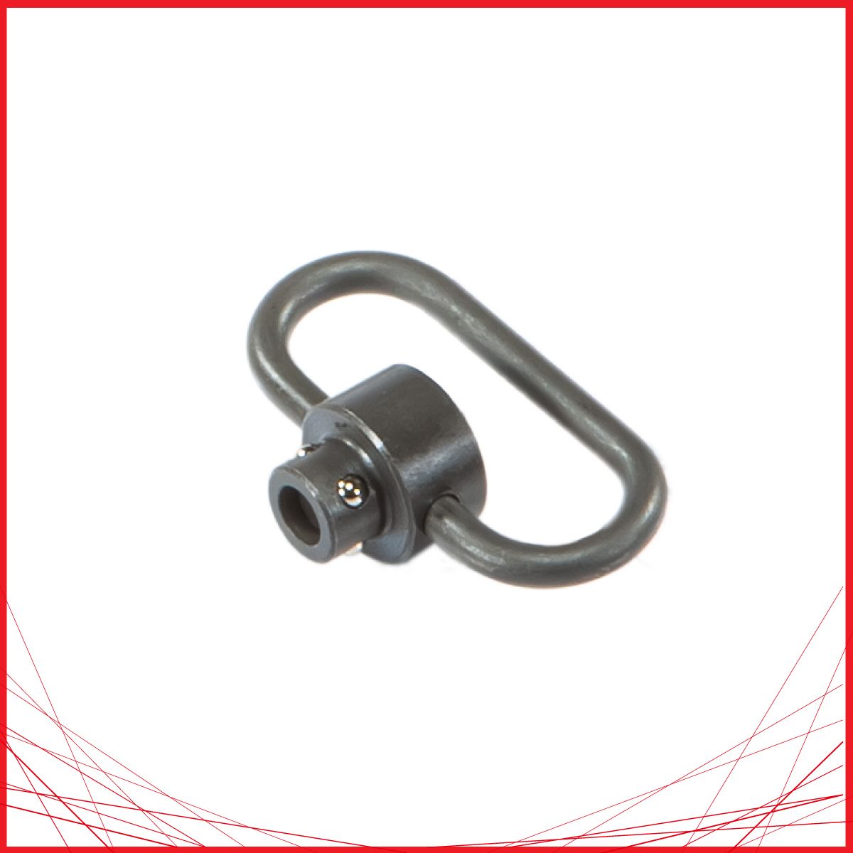 Unicorn Airsoft QD Sling Swivel instalado en una réplica de airsoft