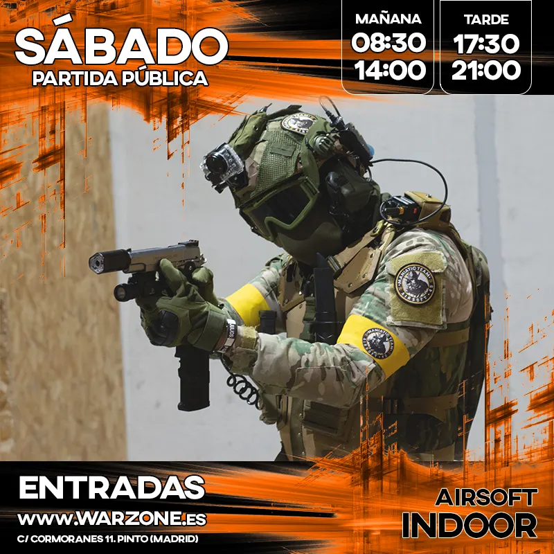 Partidas airsoft sabados