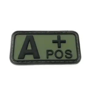 parche grupo sanguineo a+ verde