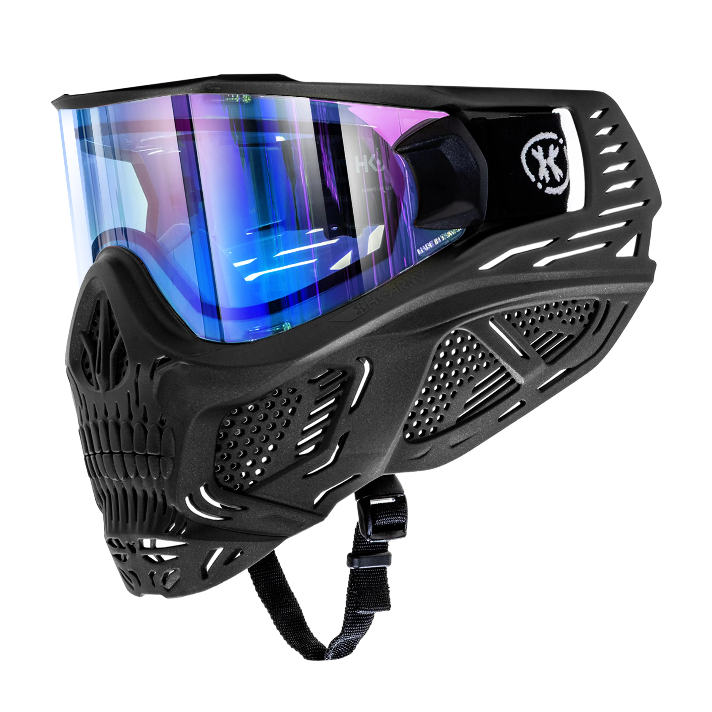 skull goggle black ice